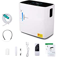 Concentrador de oxígeno- 90% Alta Pureza 1-8L - min Generador de oxígeno de flujo O2 Hogar inteligente LED portátil con…